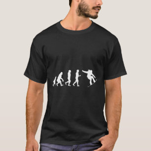 Camiseta Evolución de Snowboard - Amantes del Skyboard Snow