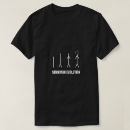 Camiseta Evolución de Stickman