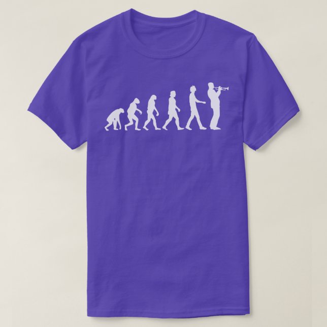 Camiseta Evolución de trompeta (Diseño del anverso)