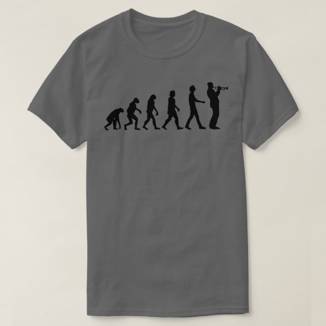Camiseta Evolución de trompeta 2 (Diseño del anverso)