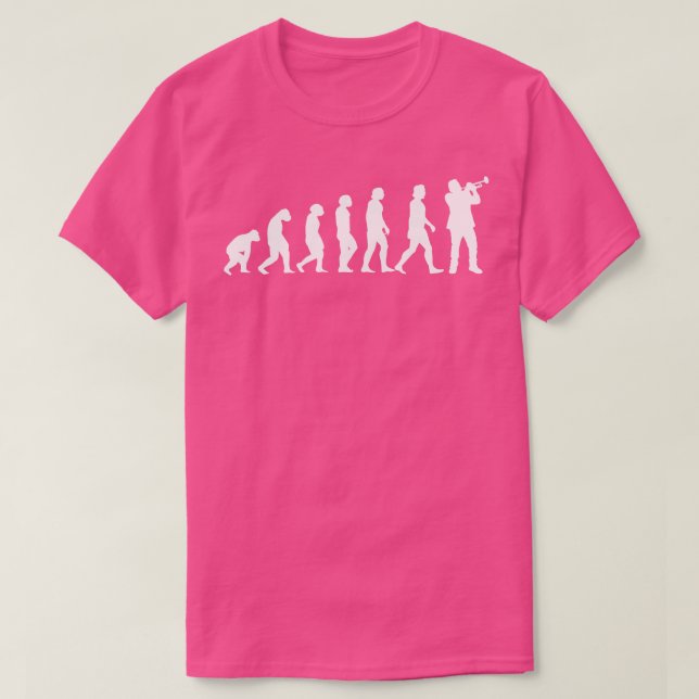 Camiseta Evolución de trompeta 5 (Diseño del anverso)