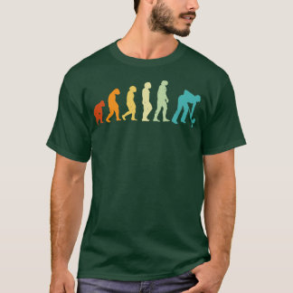Camiseta Evolución de un jugador de curling