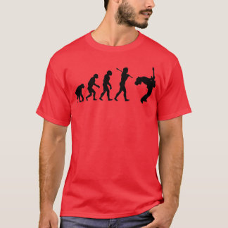 CAMISETA EVOLUCIÓN DE UN JUGADOR DE GUITARRA