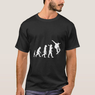 Camiseta Evolución De Un Skateboard Kickflip Gi