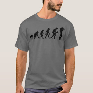 Camiseta Evolución de una fotografía graciosa de un fotógra