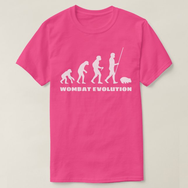 Camiseta Evolución de Wombat (Diseño del anverso)