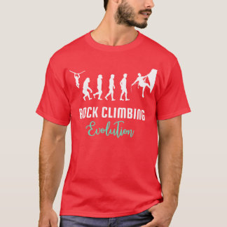Camiseta Evolución del alpinismo Escalada en roca
