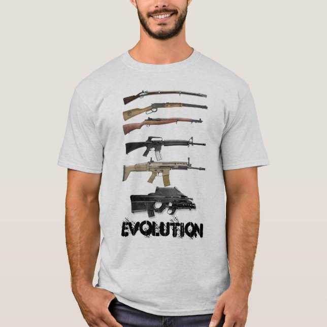 Camiseta Evolución del arma (Anverso)