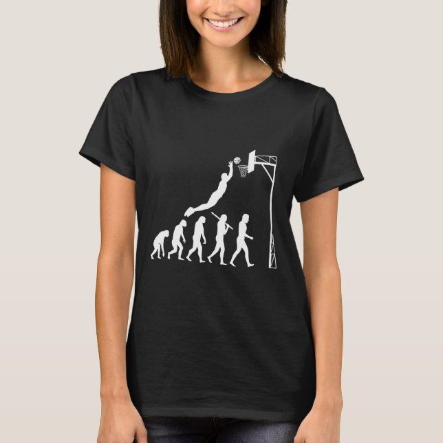 Camiseta Evolución del baloncesto (Anverso)