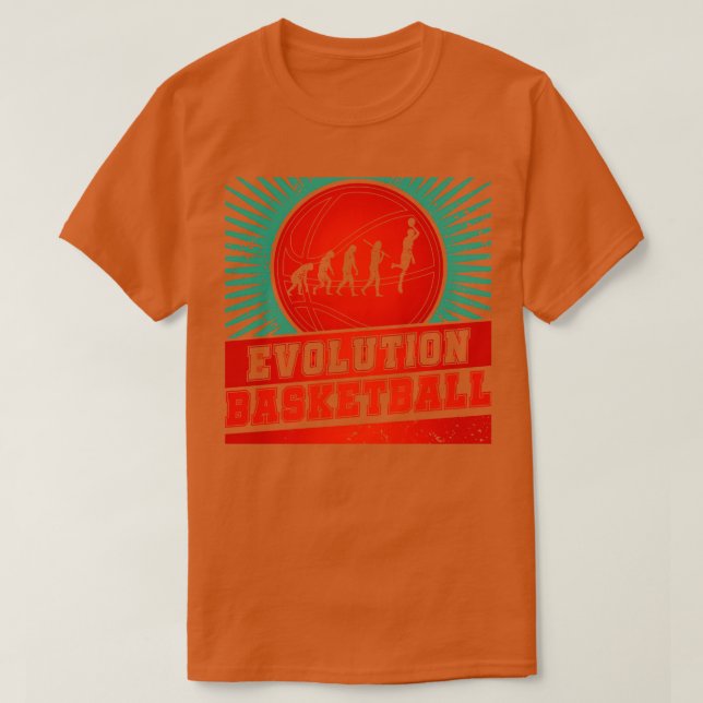 Camiseta Evolución del baloncesto (Diseño del anverso)