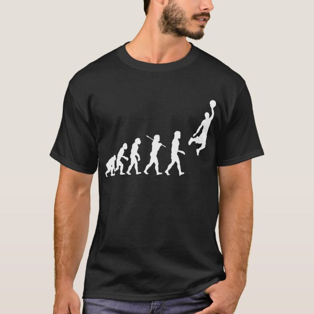 Camiseta Evolución del baloncesto (Anverso)