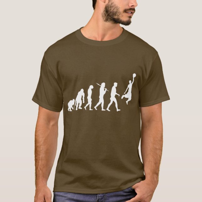 Camiseta Evolución del baloncesto (Anverso)