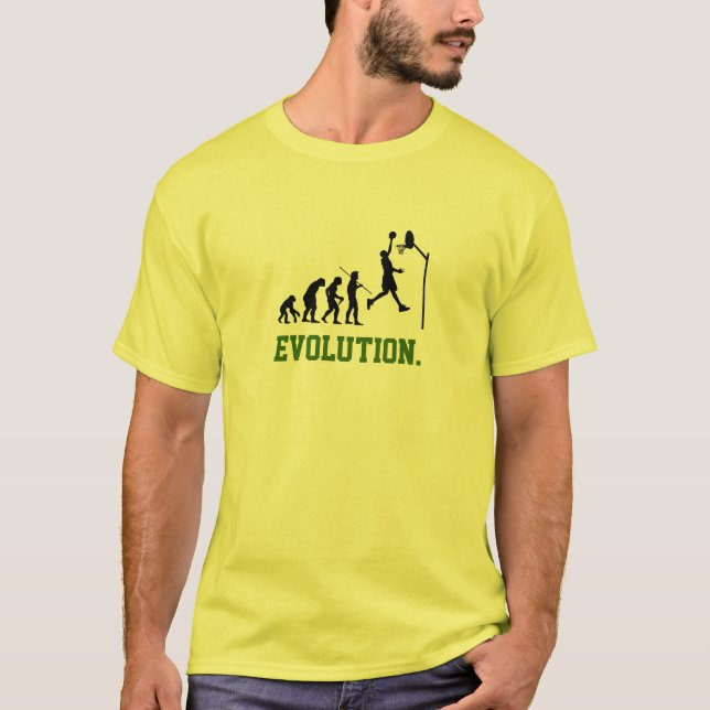 Camiseta Evolución del baloncesto (Anverso)