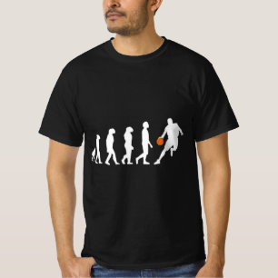 Camiseta Evolución Del Baloncesto De La Humanidad Funny Hoo
