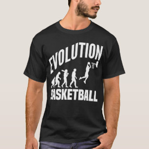Camiseta Evolución Del Baloncesto De Mono A Hombres Ball Du