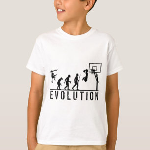 Camiseta Evolución del baloncesto del hombre