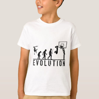 Camiseta Evolución del baloncesto del hombre