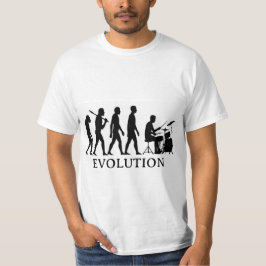 Camiseta Evolución del baterista