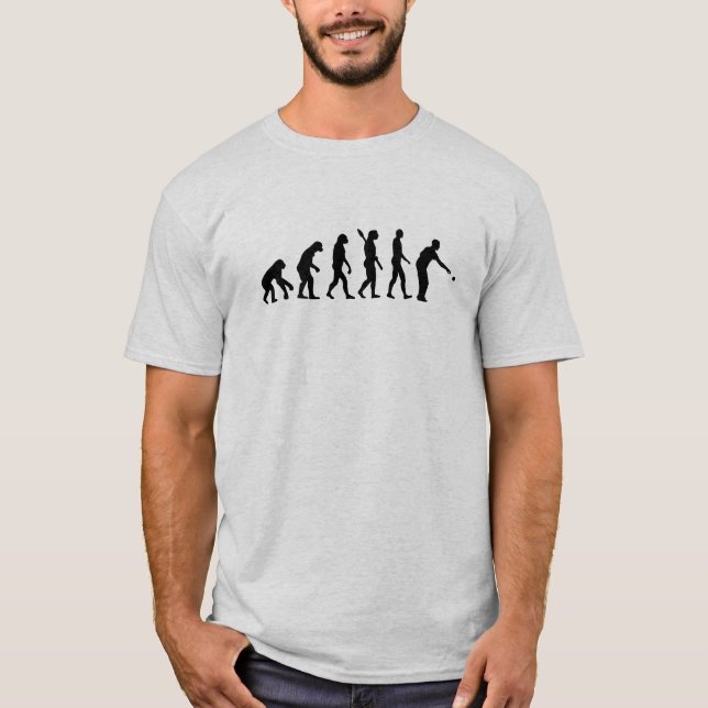 Camiseta Evolución del boule de Boccia (Anverso)