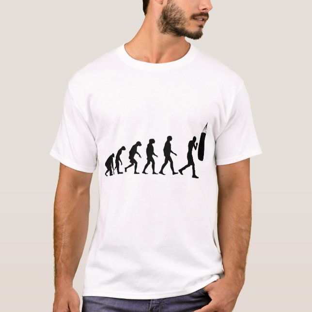 Camiseta Evolución del boxeo (Anverso)