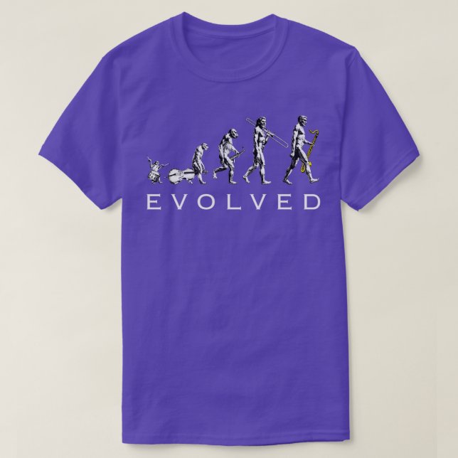 Camiseta Evolución del Clarinet de Bass (Diseño del anverso)