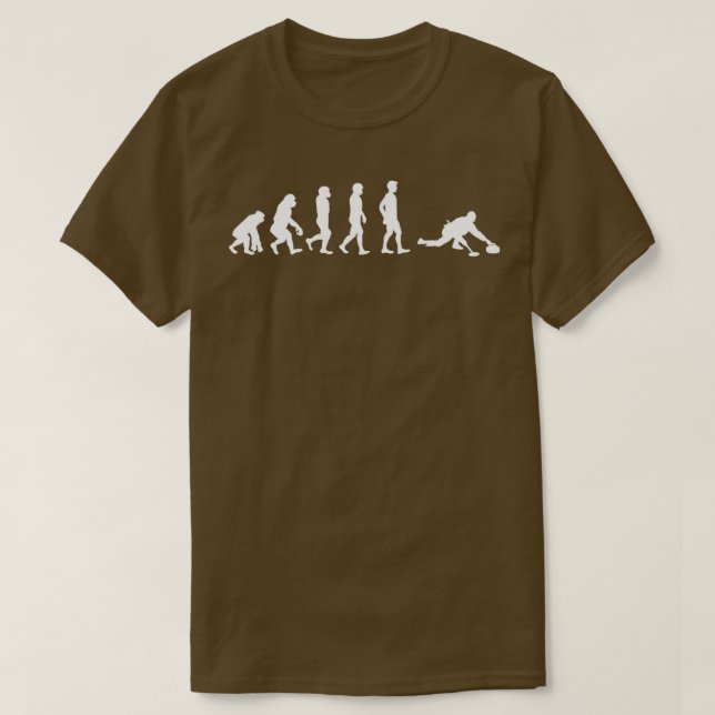 Camiseta Evolución Del Curling (Diseño del anverso)