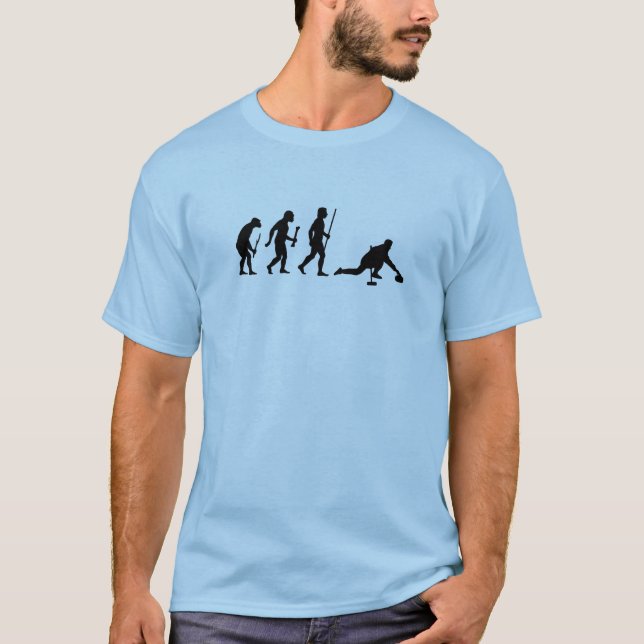 Camiseta Evolución del deporte que se encrespa (Anverso)