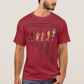 Camiseta Evolución del espíritu y modos de aficionados