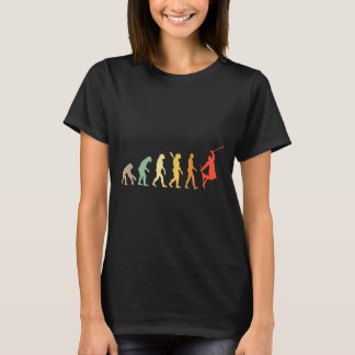 Camiseta Evolución del esquí retro para la temporada de esq