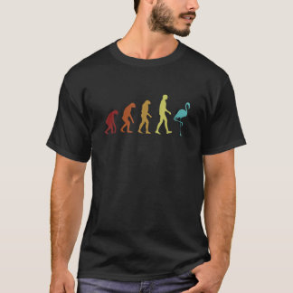Camiseta Evolución del flamenco Phoenicopterus americano me
