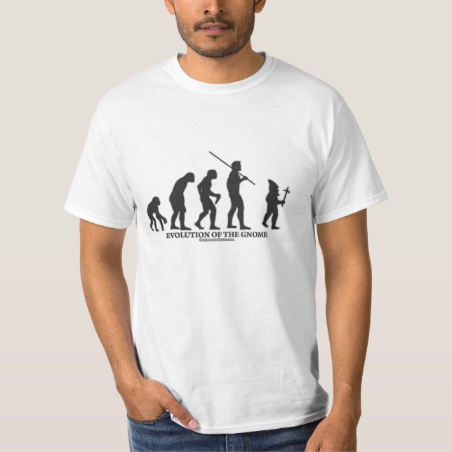 Camiseta Evolución del gnomo (Anverso)