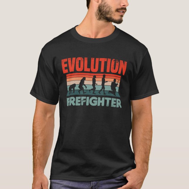 Camiseta Evolución Del Golf De Mono A Hombres Golfiando 2 (Anverso)