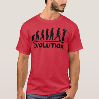 Camiseta Evolución del golf Diversión divertida Regalo Humo