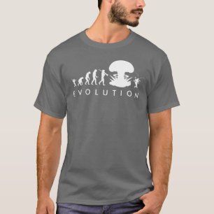 Camiseta Evolución del gráfico de evolución divertida del h