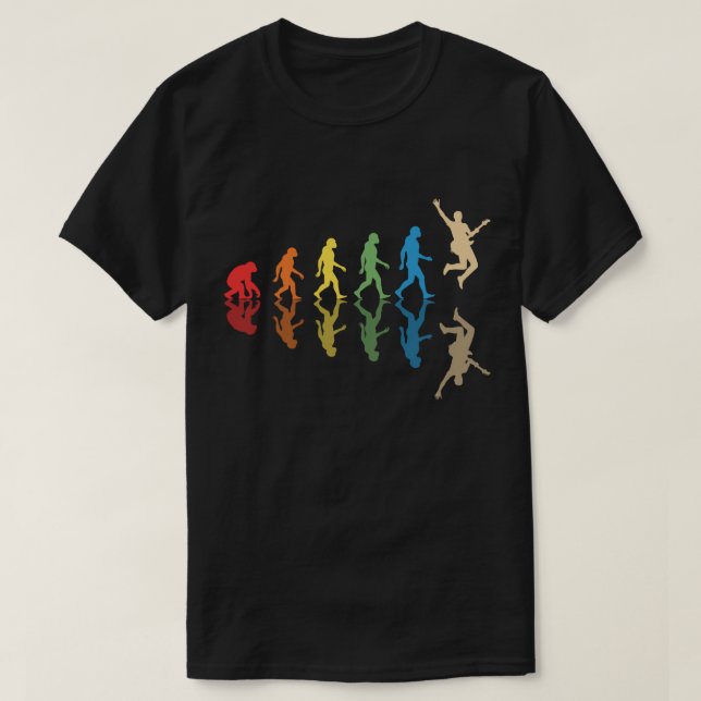 Camiseta Evolución del guitarrista | Músico de regalo de Gu (Diseño del anverso)