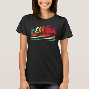 Camiseta Evolución Del Hombre De Estilo Retro Golf