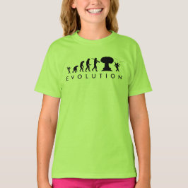 Camiseta Evolución del Hombre y la Cucaracha Gráfico Divert
