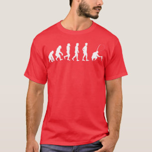 Camiseta Evolución del hombre y la pesca