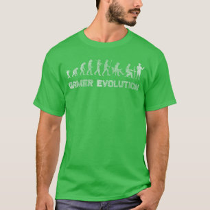 Camiseta Evolución del jugador Consola PC VR Videojuego Jue