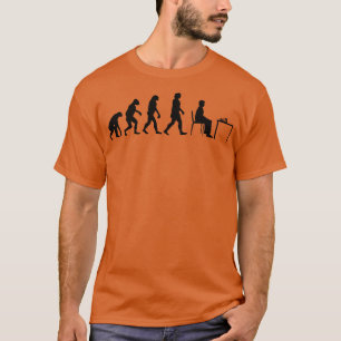 Camiseta Evolución del jugador de ajedrez
