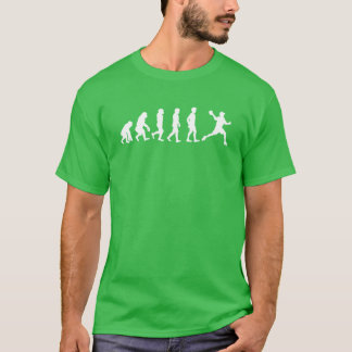 Camiseta Evolución del jugador de dodgeball retro