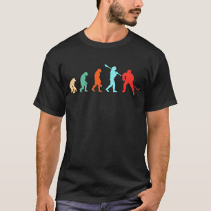 Camiseta Evolución del jugador de hockey