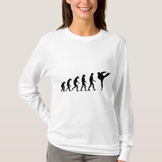 Camiseta Evolución del karate (Anverso)