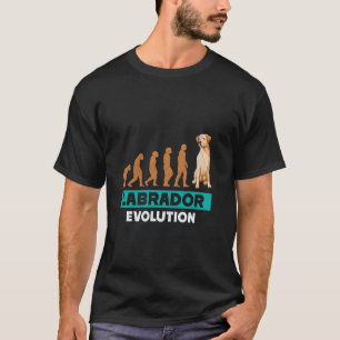 Camiseta EVOLUCIÓN DEL LABRADOR Labrador Retriever Perro Di
