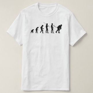 Camiseta Evolución del meme deportivo Bv de jugador de hock