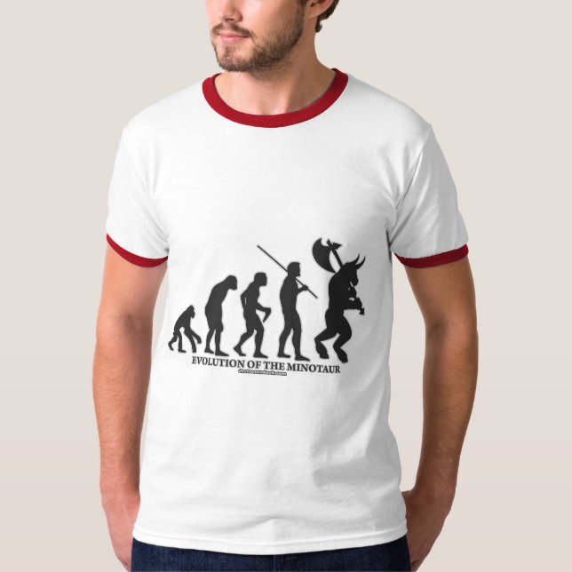 Camiseta Evolución del MInotaur (Anverso)