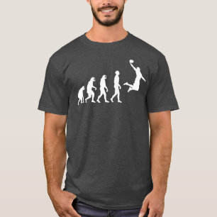 Camiseta Evolución del mono a juego de baloncesto humano