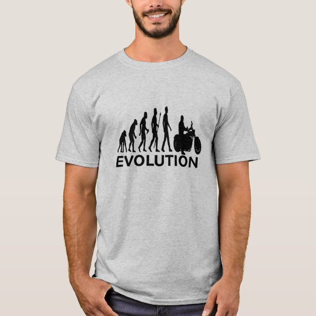 CAMISETA EVOLUCIÓN DEL MOTORISTA (Anverso)