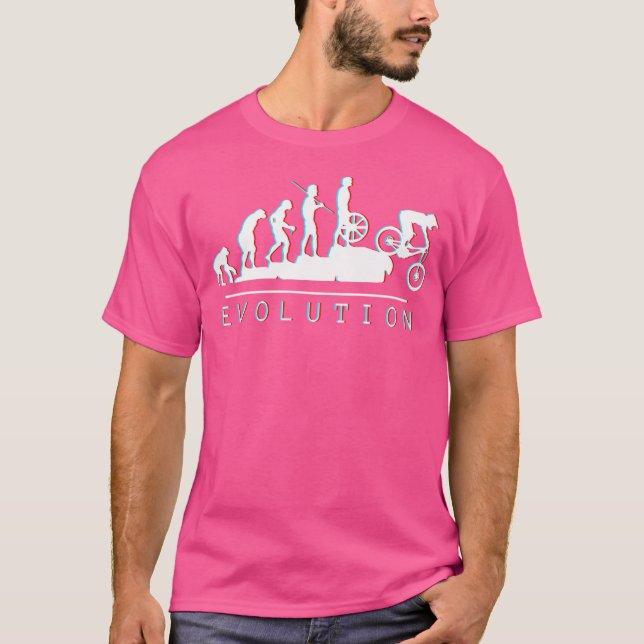 Camiseta Evolución Del Mtb (Blanco) (Anverso)