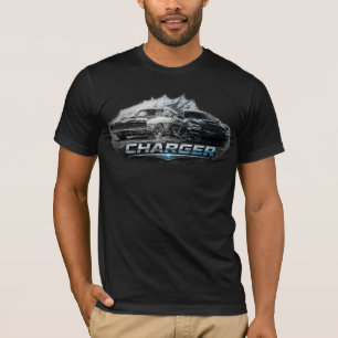 Camiseta Evolución del Muscle Car Cargador Clásico a Modern